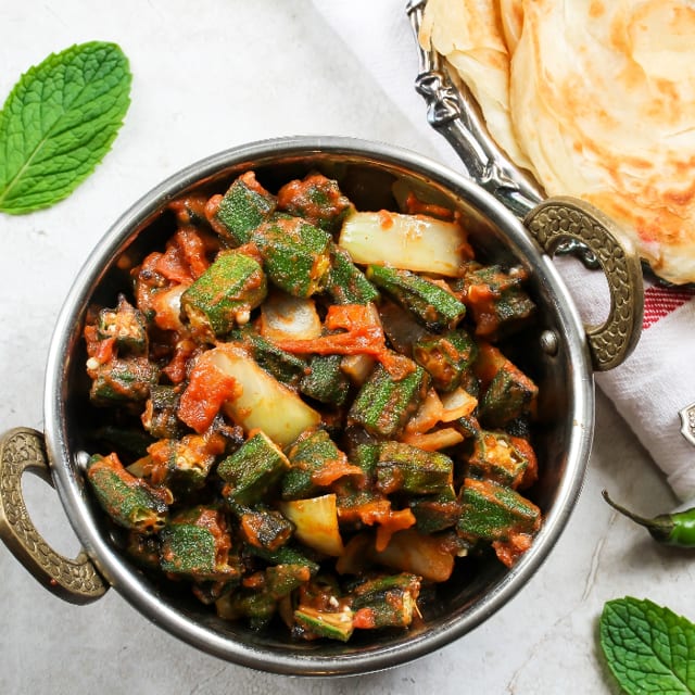 Masaledar Bhindi.