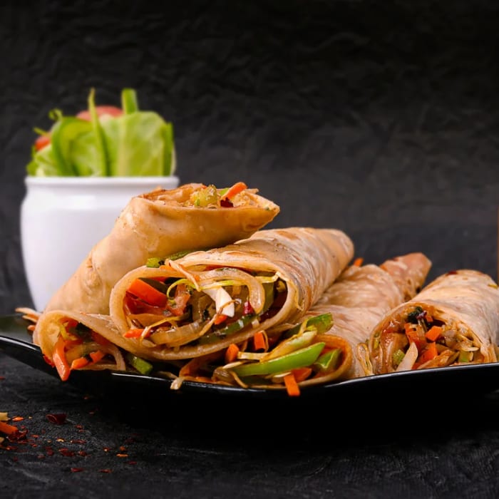 Mixed Veg. Kati Roll.