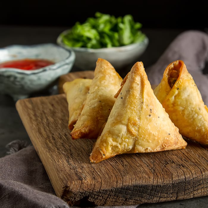 Crispy Chicken Samosa.