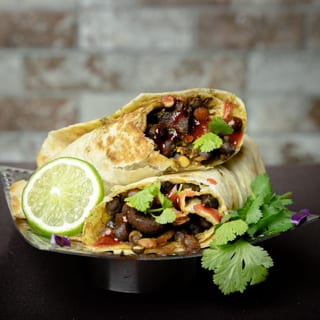 Channa Masala Kati Roll