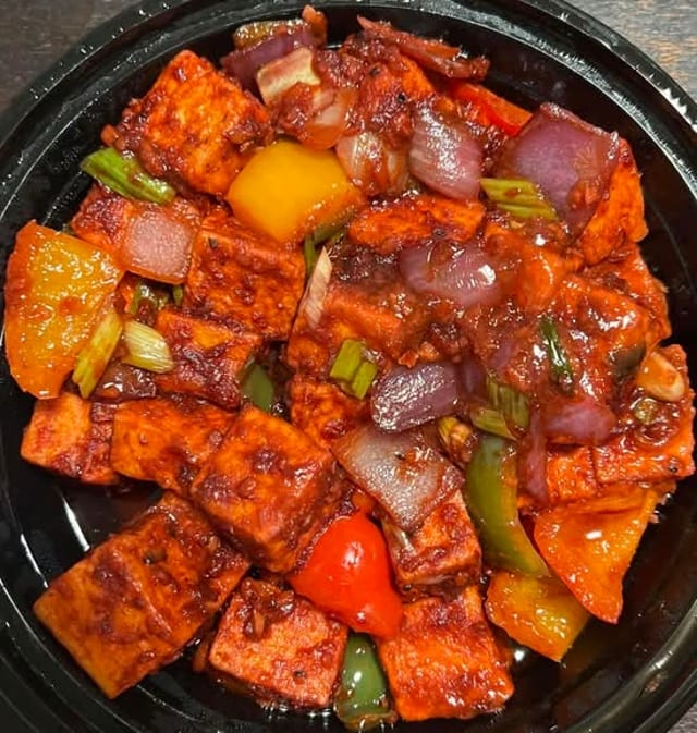 Chilli Paneer.