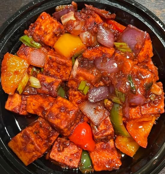 Chilli Paneer Noodle.